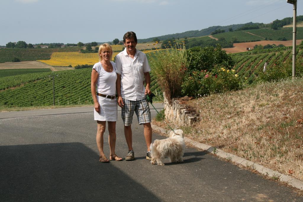 Domaine La Rose Bed and Breakfast Caylus Eksteriør billede